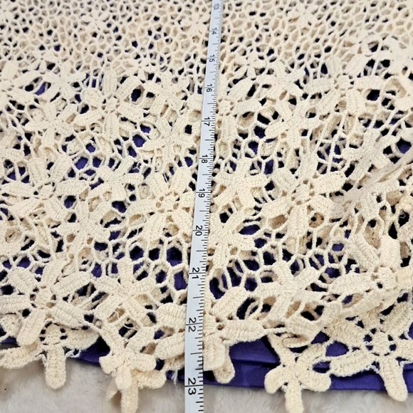 3/$25 Periwinkle Work Out Short Sleeve Shirt & Lace Cover Shirt - Picture 10 of 10